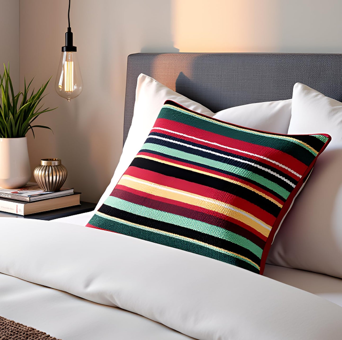 Ruby Red Cushion Cover 12"x18"