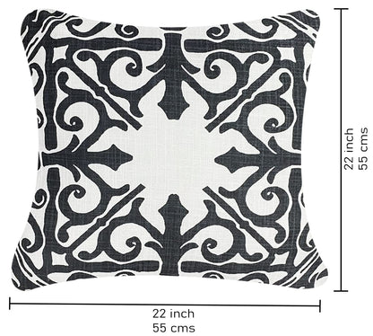 Black Cushion Cover 22"x22"