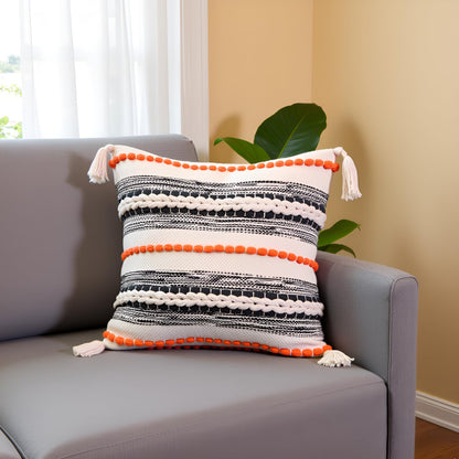 Flaming Orange Cushion Cover