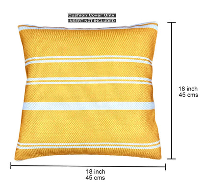 Yellow Cushion Cover 18"x18"