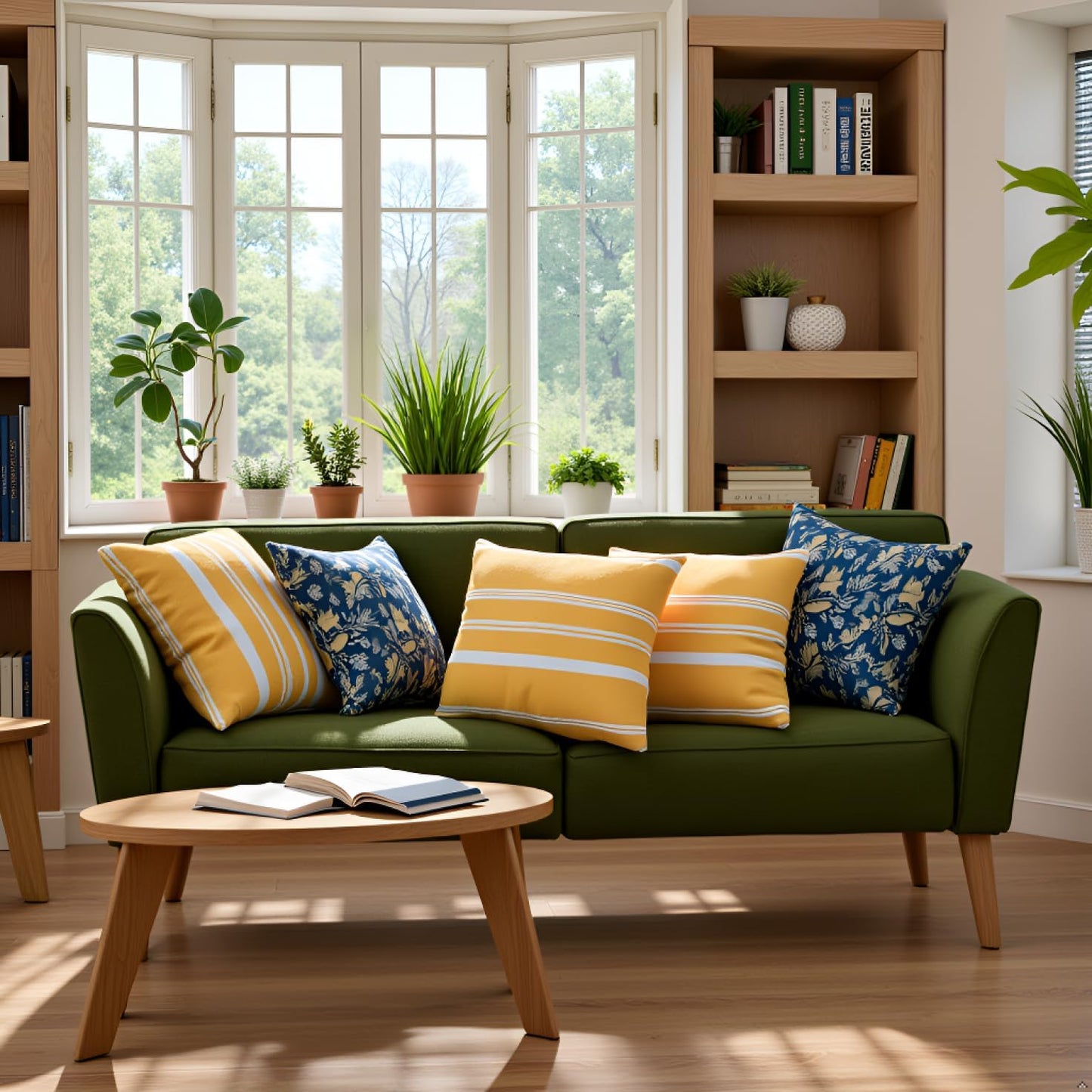 Yellow Cushion Cover 18"x18"