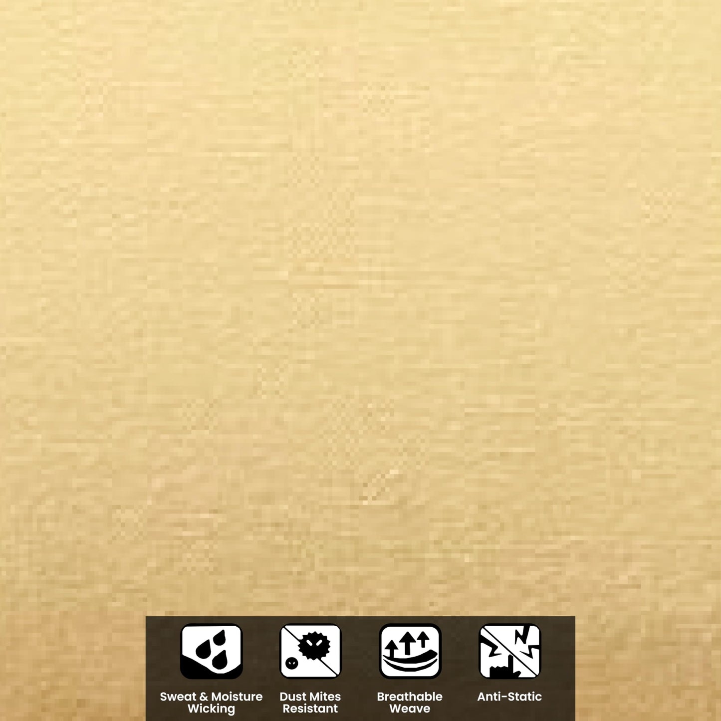 Pure Cotton Yellow Bolster Cover with Filler