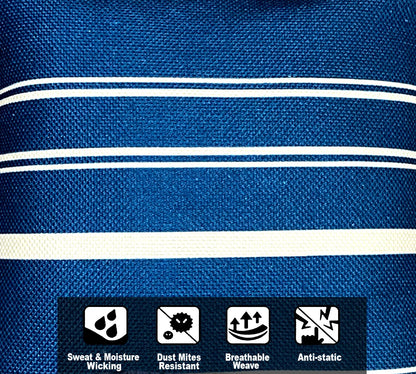 Blue Cushion Cover 18"x18" (Pack of 2)