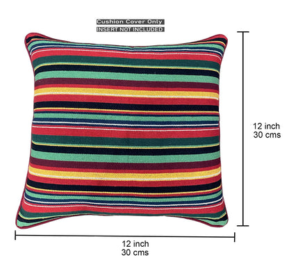 Ruby Red Cushion Cover 12"x12" (Pack of 2)