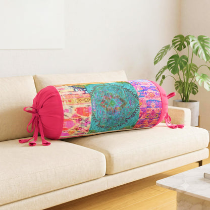 Multicolour Bolster Cover Pack of 2