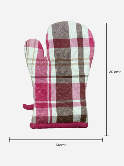 Multicolor Oven Glove - 6X12 Inches