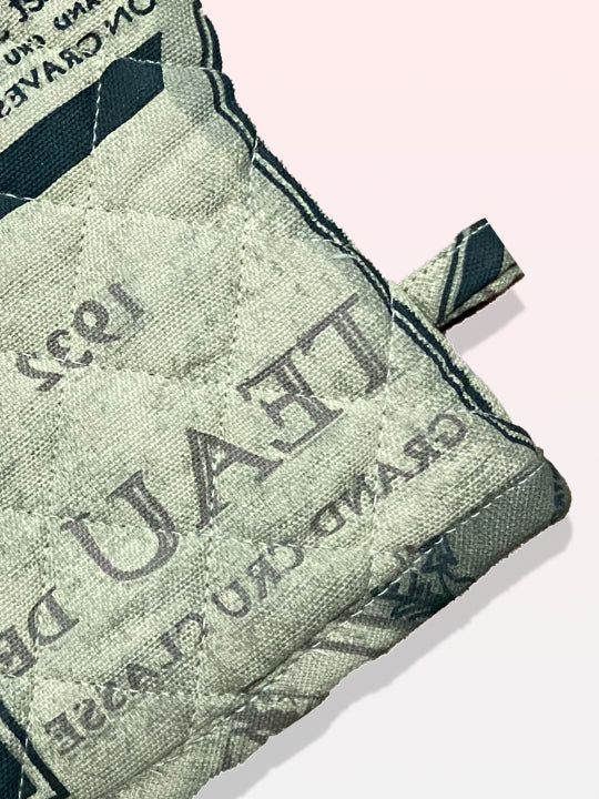 Black Multi Oven Glove - 6X12 Inches