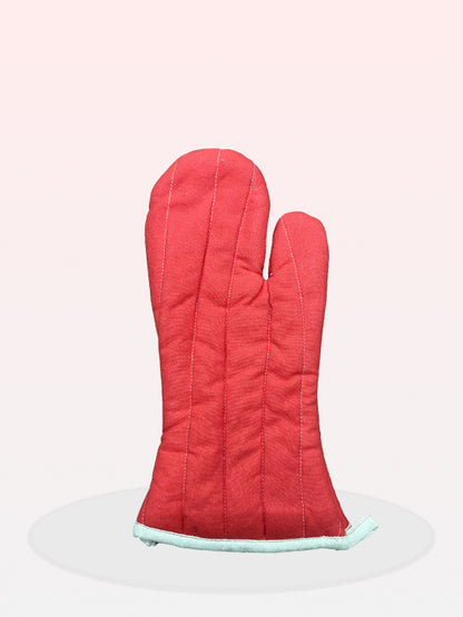 red oven gloves 