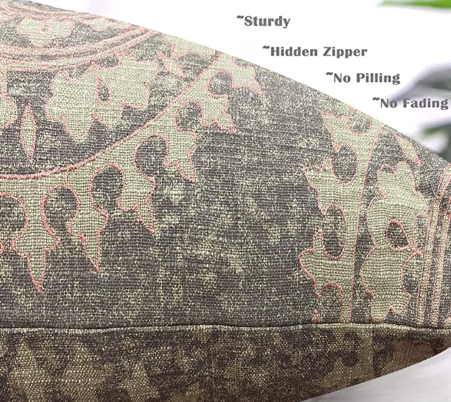 Peanut Brown Cushion Cover 14"x26"