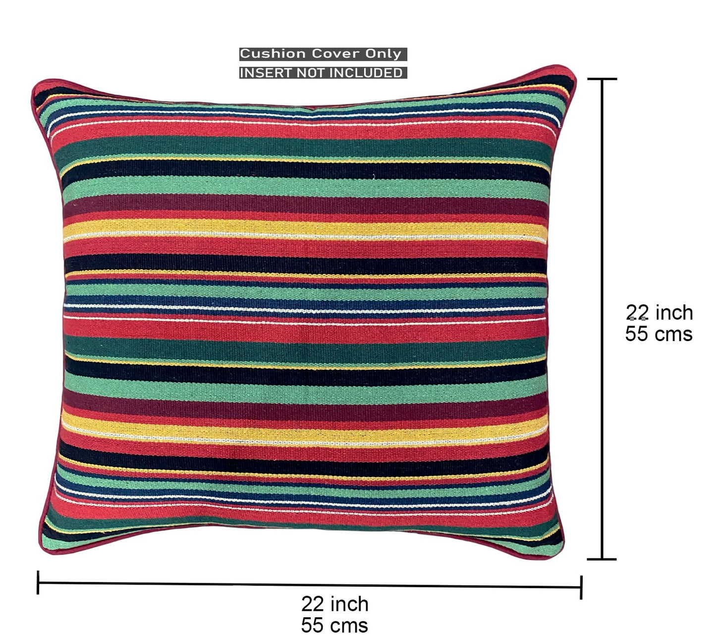 Ruby Red Cushion Cover 22"x22"