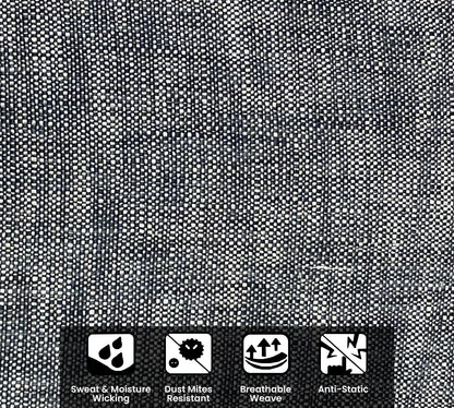 Lead Black Cushion Cover 22"x22"