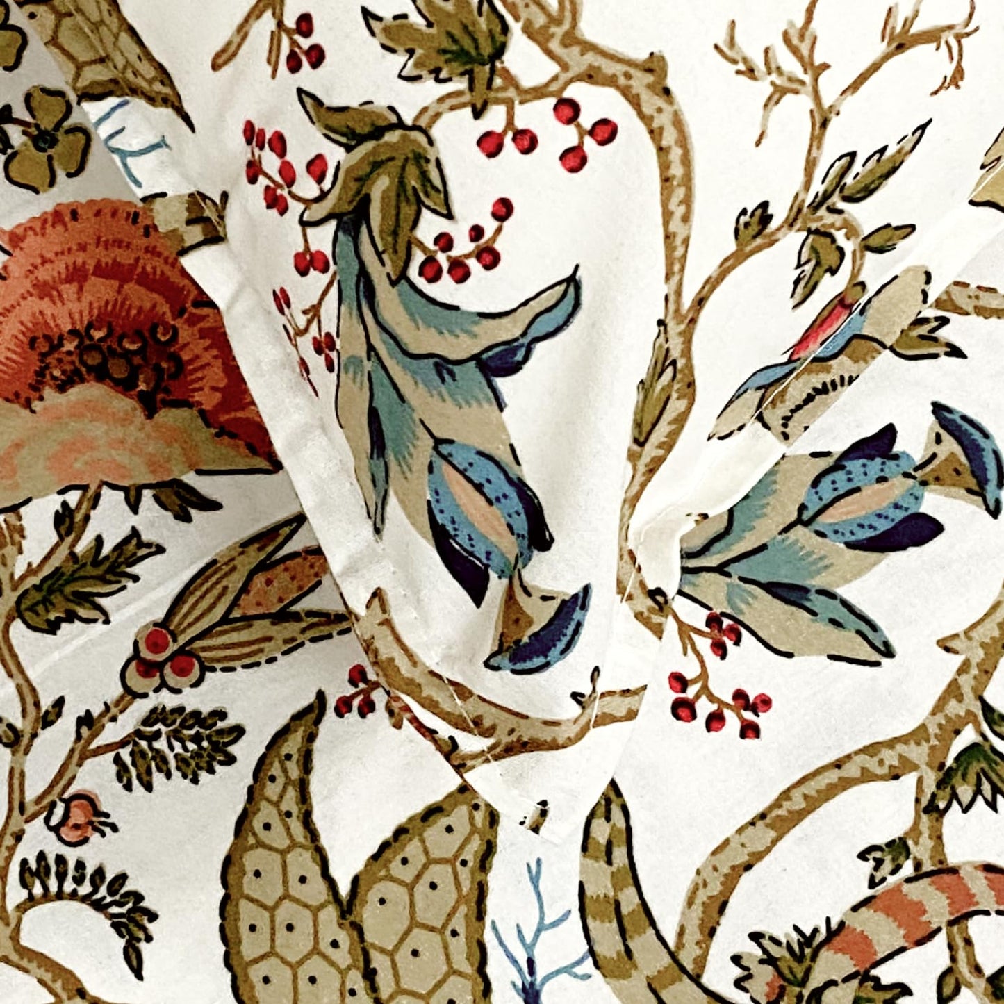 Flamingo Floral Cotton Bedsheet