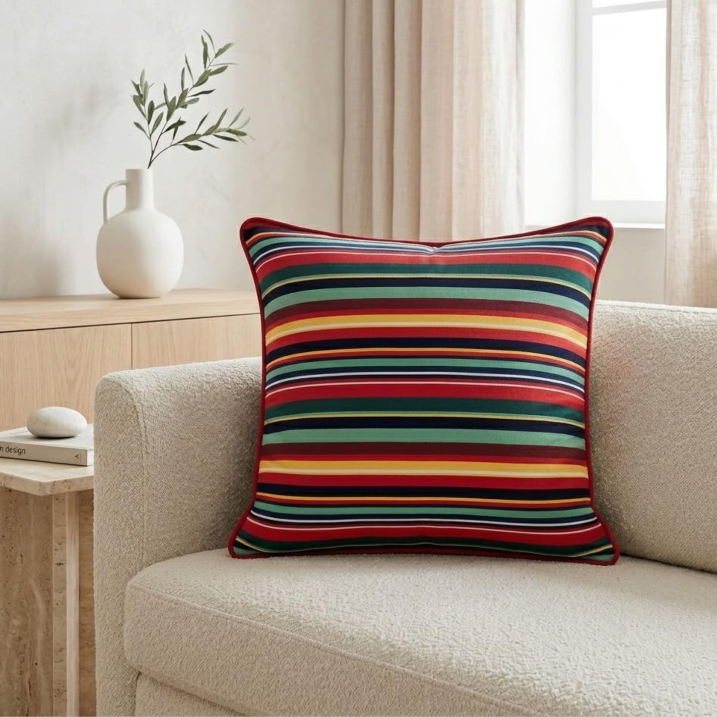 Ruby Red Cushion Cover Set of 2