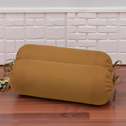 Medallion Yellow Bolster Cover (Pack of 2)