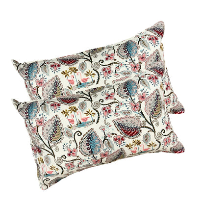 Pastel Floral Cotton Bedsheet