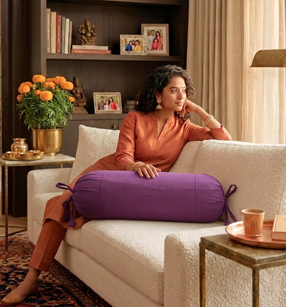 Red Multi Bolster Cover