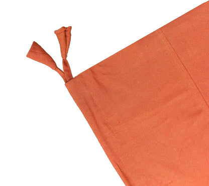 Orange Cotton Bolster Cover