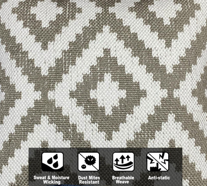 Grey Cushion Cover 18"x18"