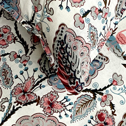 Pastel Floral Cotton Bedsheet