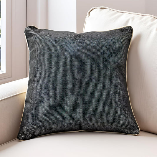 Lead Black Cushion Cover 22"x22"