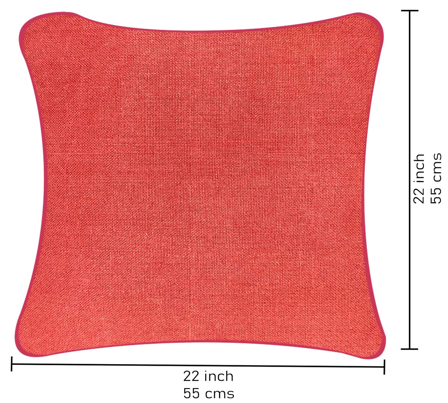Red Cushion Cover 22"x22"