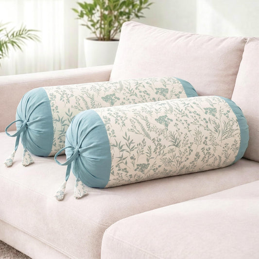 Seafoam Green Cotton Bolste cover Pack of 2