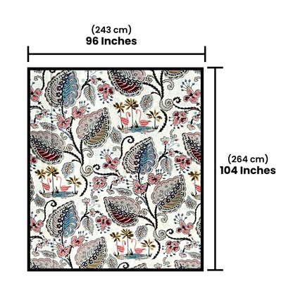 Pastel Floral Cotton Bedsheet