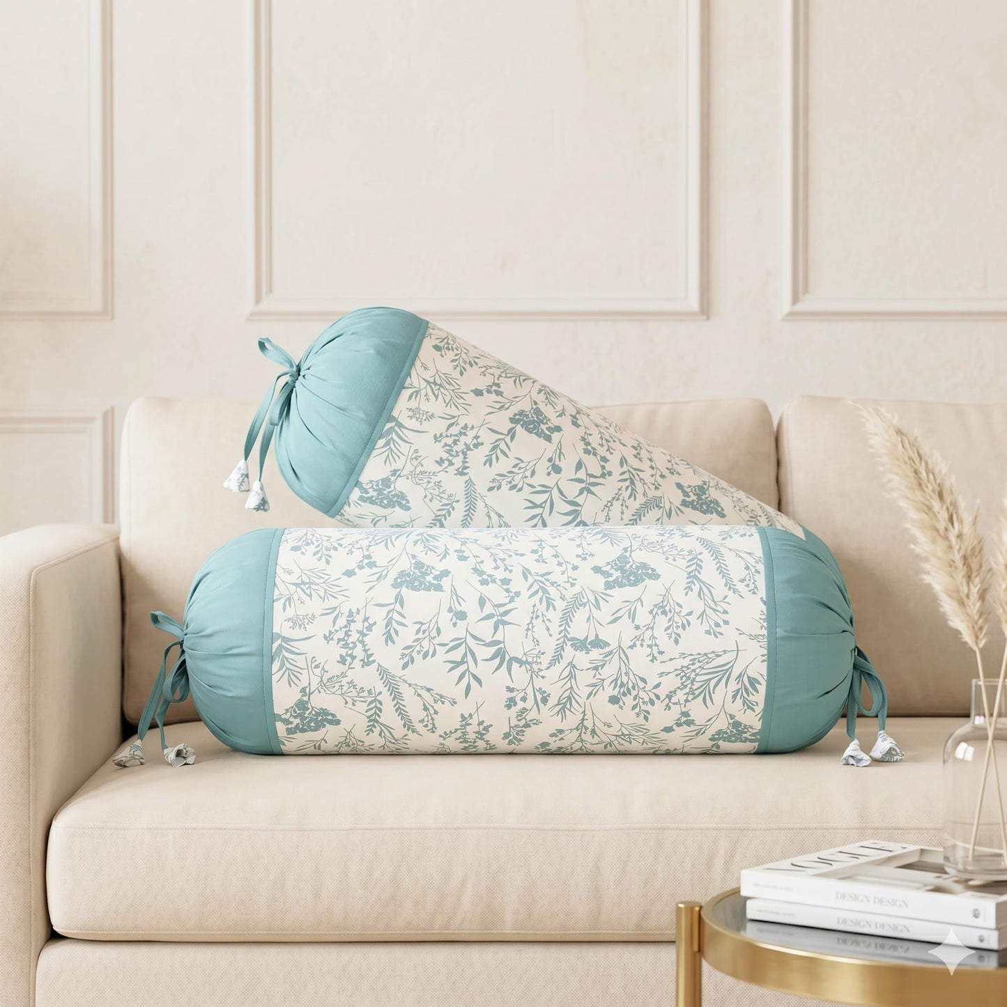 Red Multi Bolster Cover