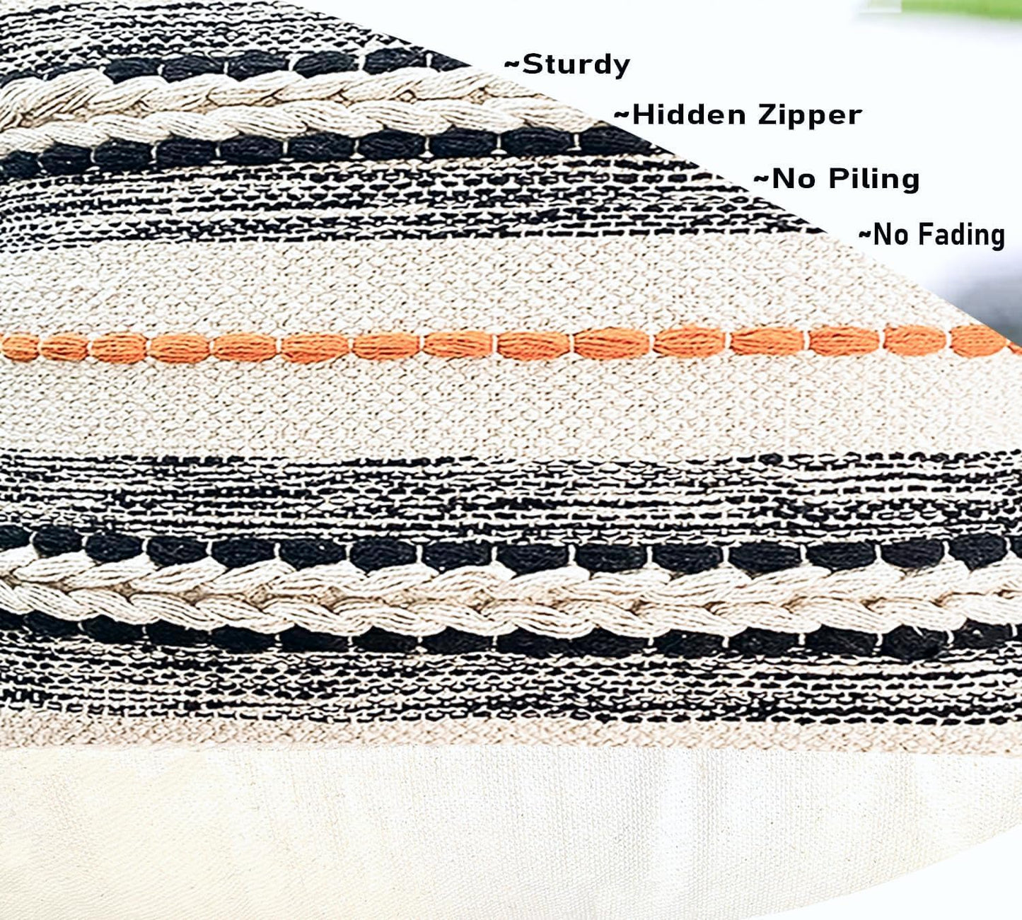 Pure Cotton Blue Multi Throw & Multi Cushion Cover