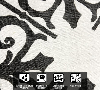 Black Cushion Cover 22"x22"