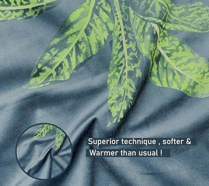 Hand-Knitted All Season Throw Blanket – Velvet | Steel Grey | 70x50 Inches