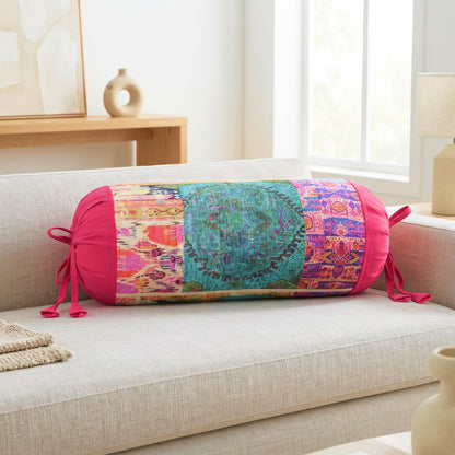 Multicolour Bolster Cover Pack of 2