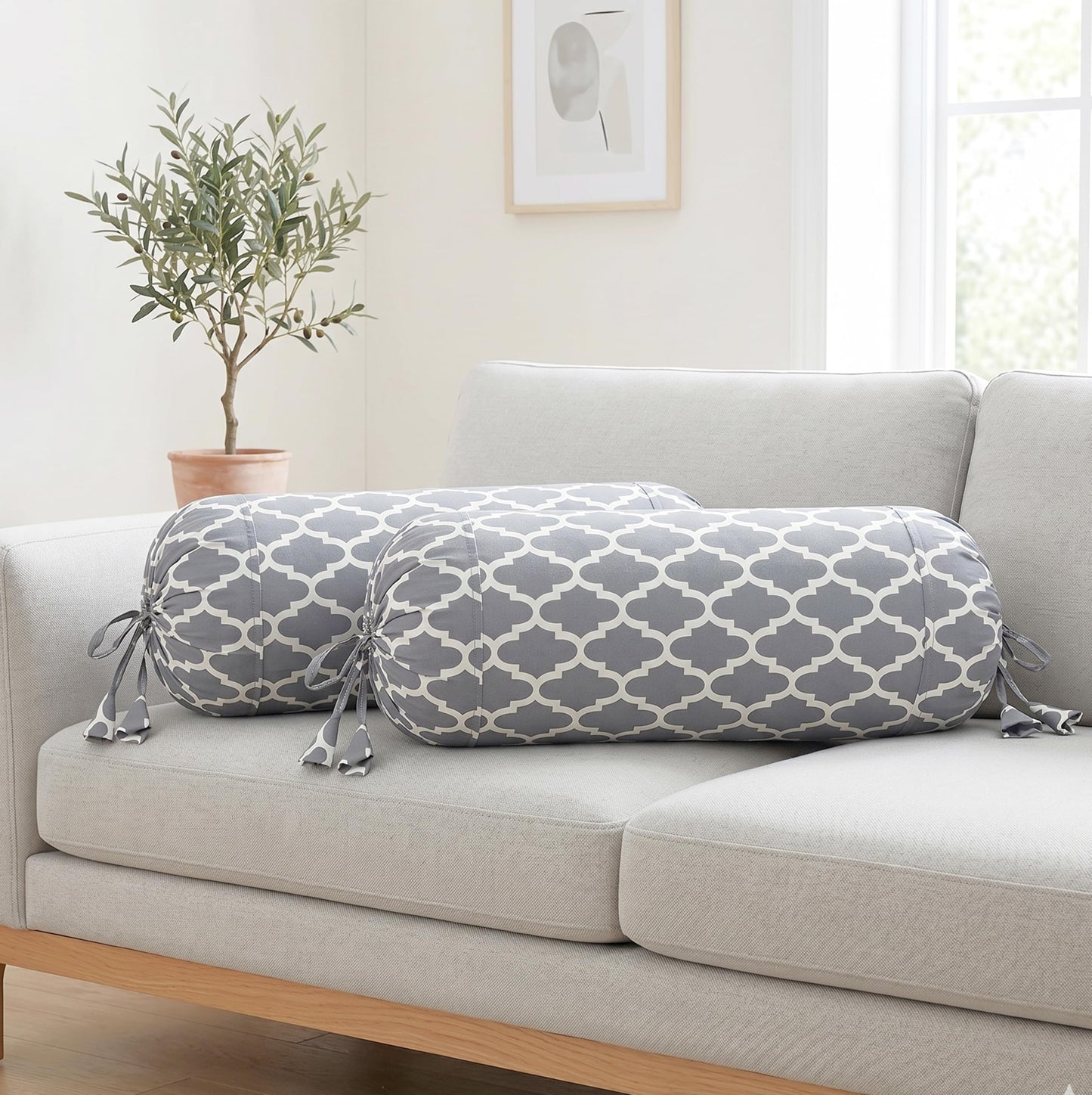 Red Multi Bolster Cover