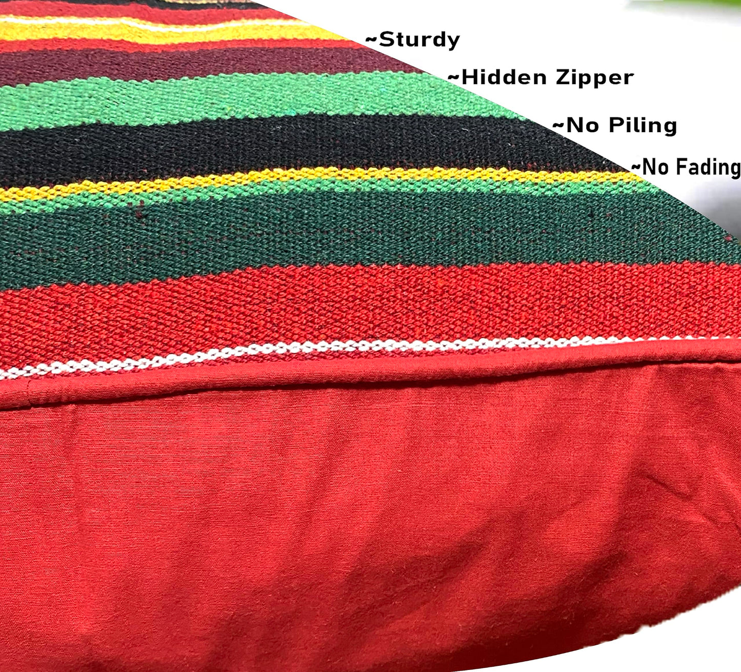 Ruby Red Cushion Cover 12"x12"