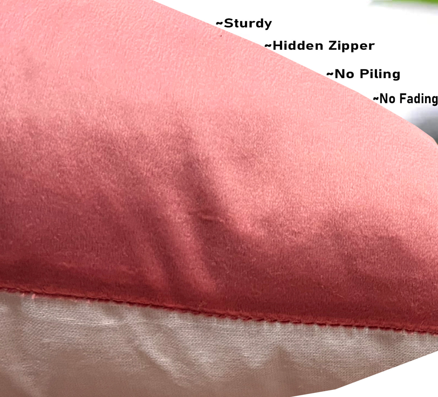 Light Pink Cushion Cover 16"x16" (Pack of 2)