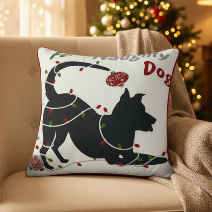 Printed White Cushion Cover 16"x16"