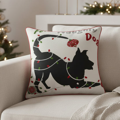 Printed White Cushion Cover 16"x16"