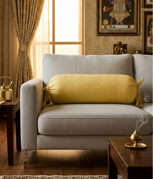 Yellow Bolster Cover