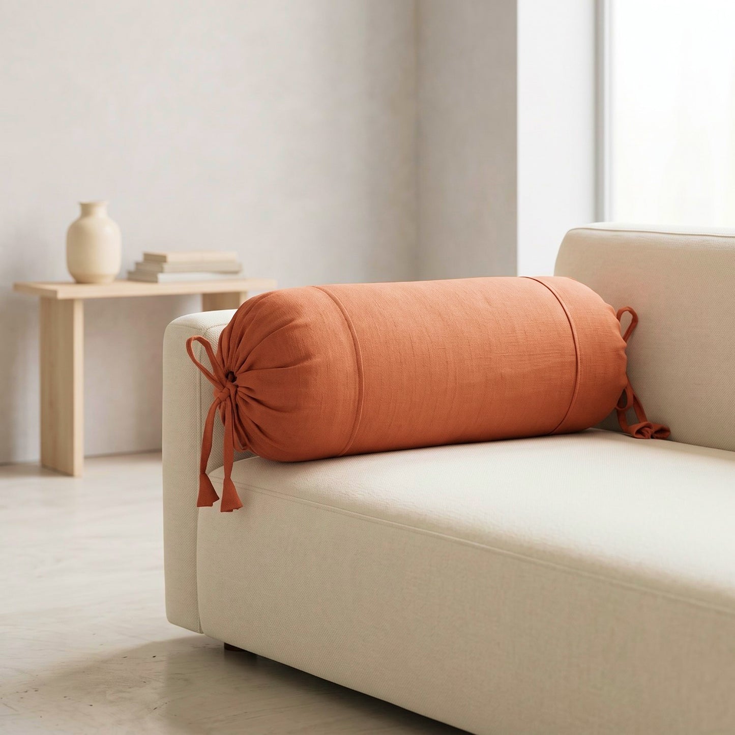 Orange  Bolster Cover