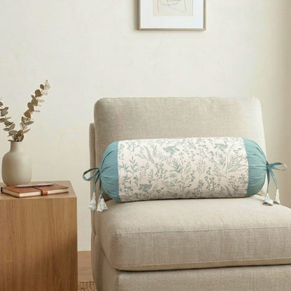 Seafoam Green Cotton Bolster Cove