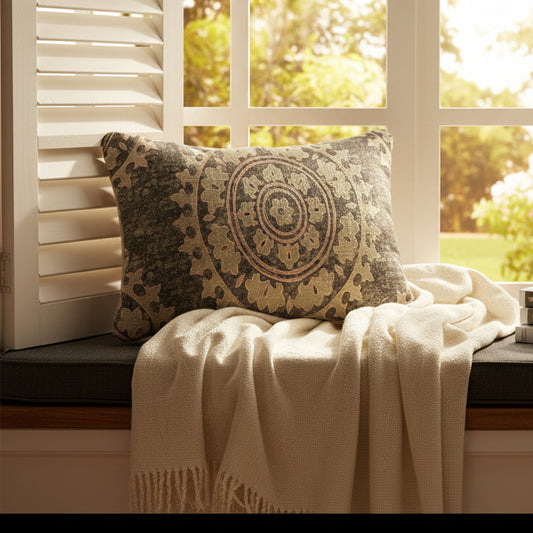 Peanut Brown Pillow Cover