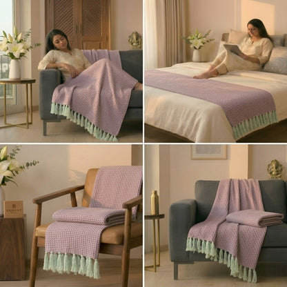 Baby Pink All-Season Throw