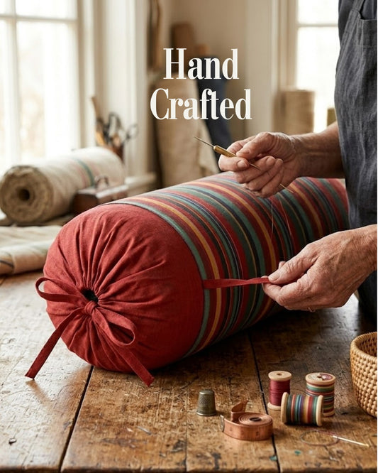 Red Multi Bolster Cover