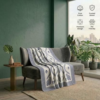 Slub Printed Throw