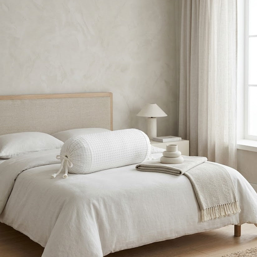 White Bolster Cover