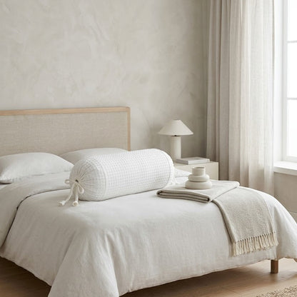 White Bolster Cover