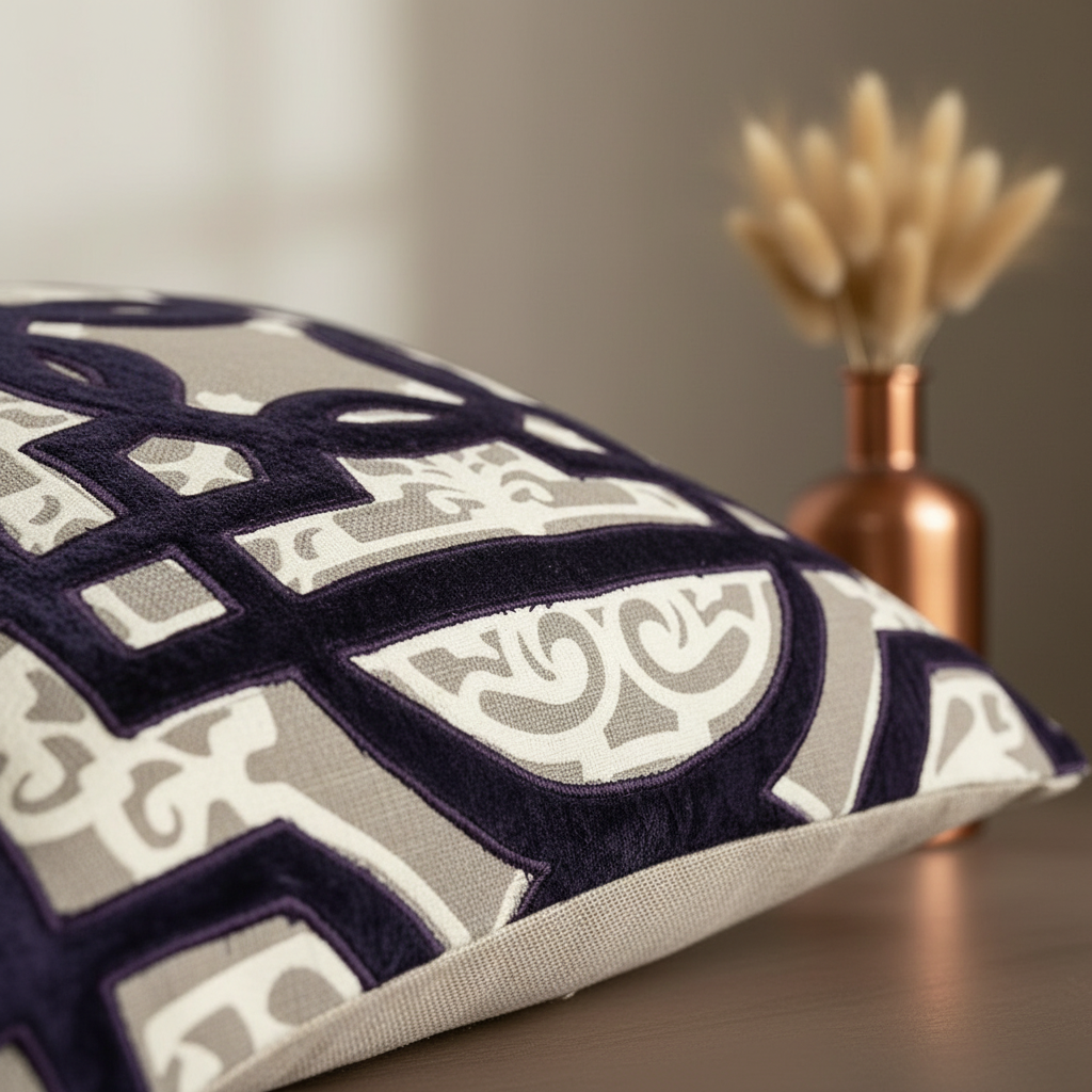 Beige Cushion Cover 22"x22"