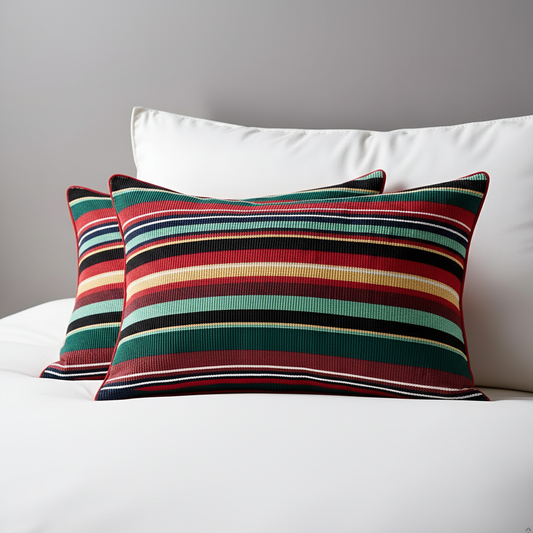 Ruby Red Cushion Cover 12"x18" (Pack of 2)