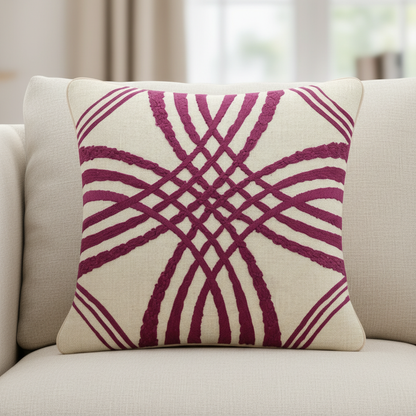 Ivory Cushion Cover 18"x18"