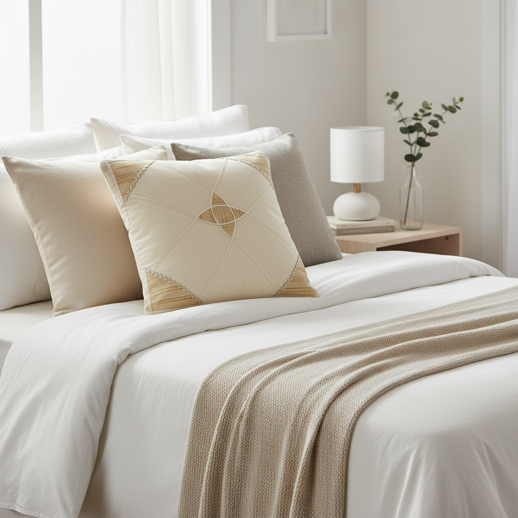 Cream Cushion Cover 24"x24"